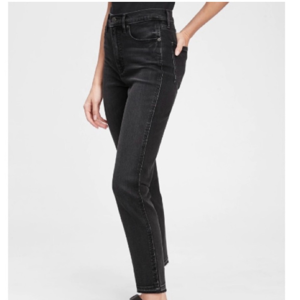 Classic Gap Black Women's Jeans - Vintage Slim High Rise 0P